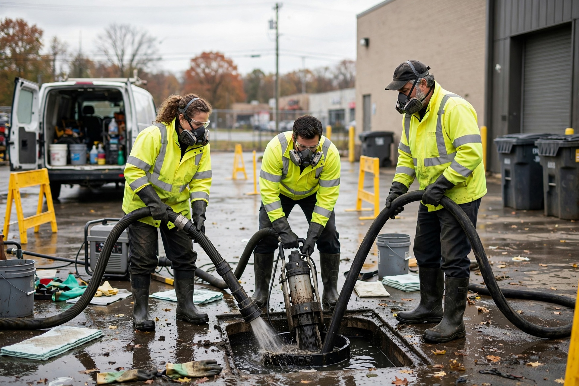 sewage cleanup in Pinefield