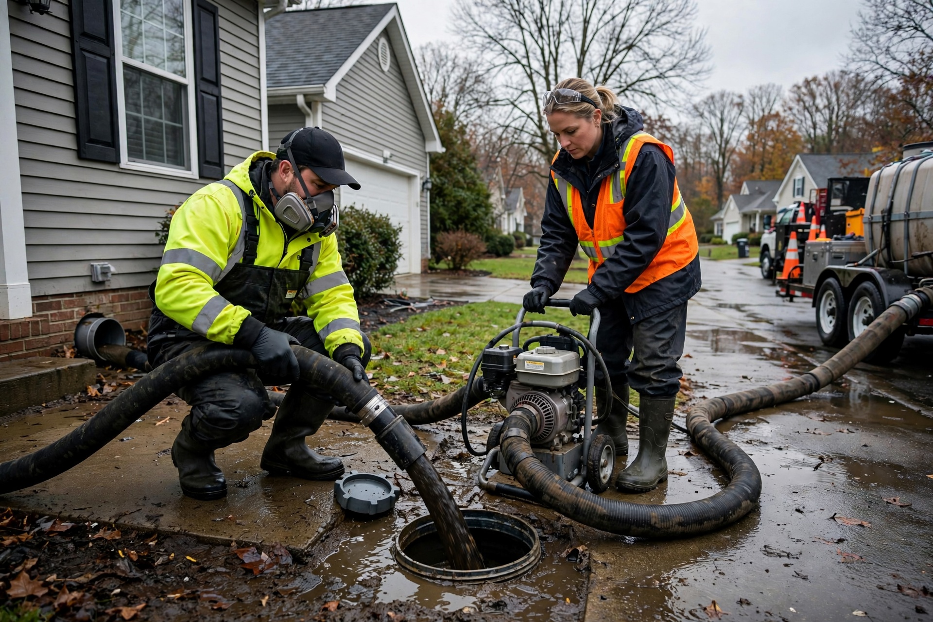 sewage cleanup in Westlake