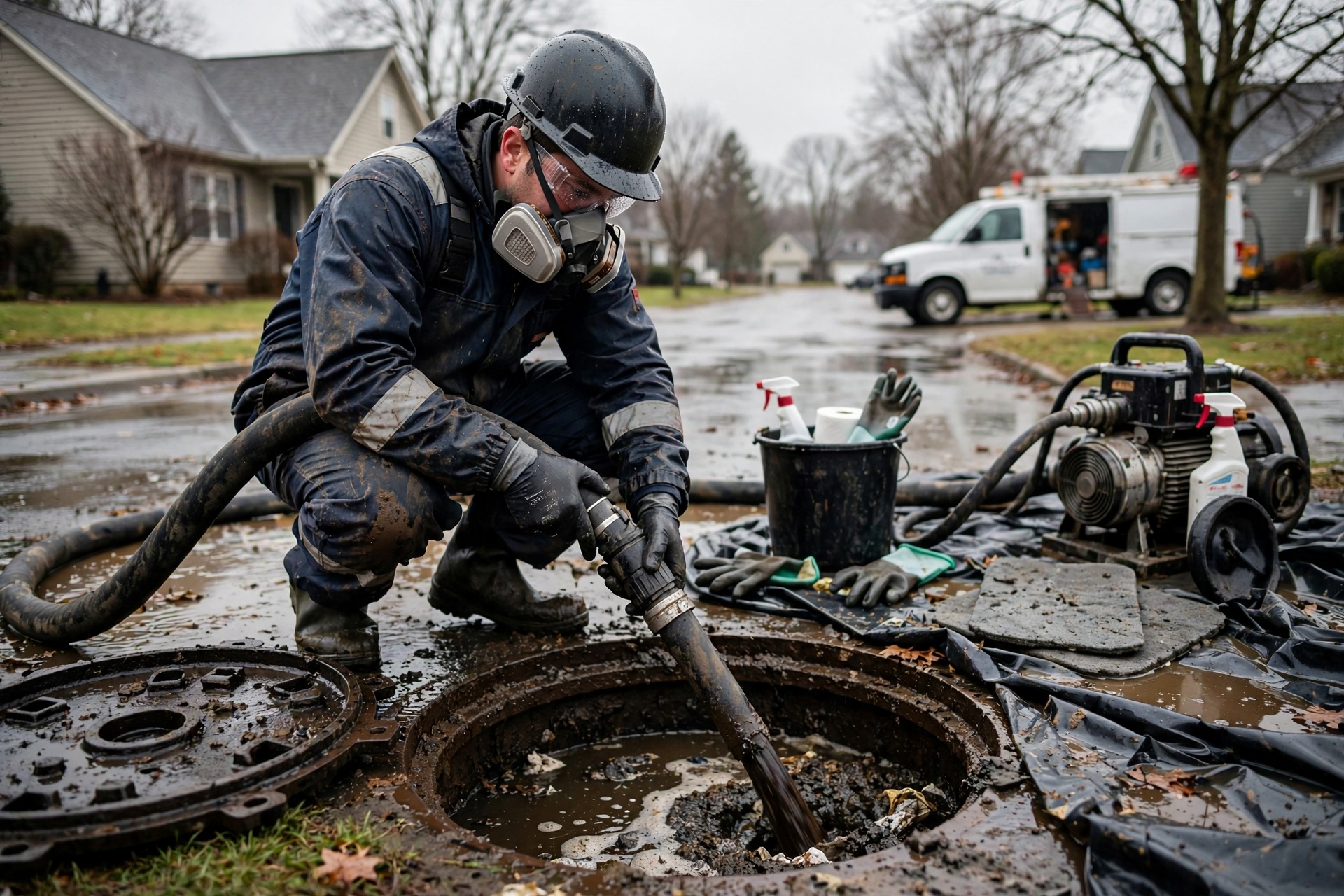 sewage cleanup in St. Charles