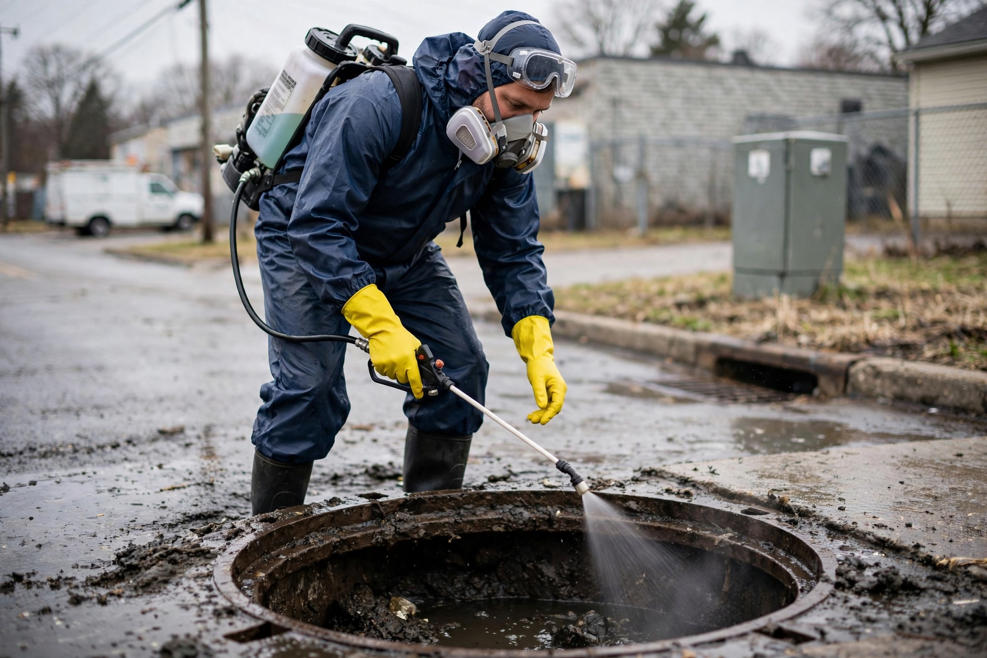 sewage cleanup in Bannister